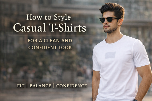 How to Style Casual T-Shirts for a Clean and Confident Look | The Stylish Gents