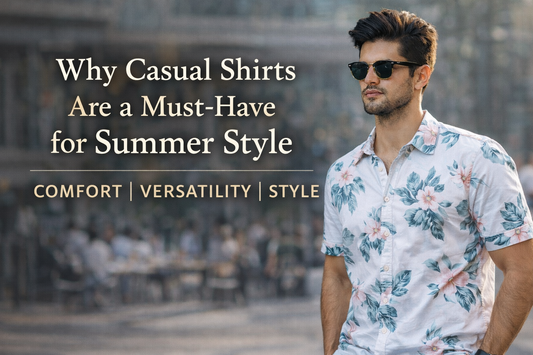 Why Casual Shirts Are a Must-Have for Summer Style | The Stylish Gents