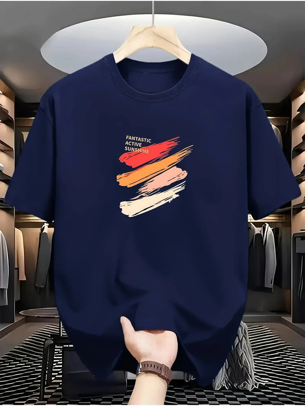 New trend hot fashion casual loose round neck short sleeved T-shirt